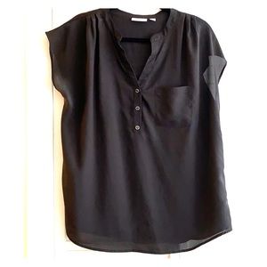 Button Detail Blouse - L